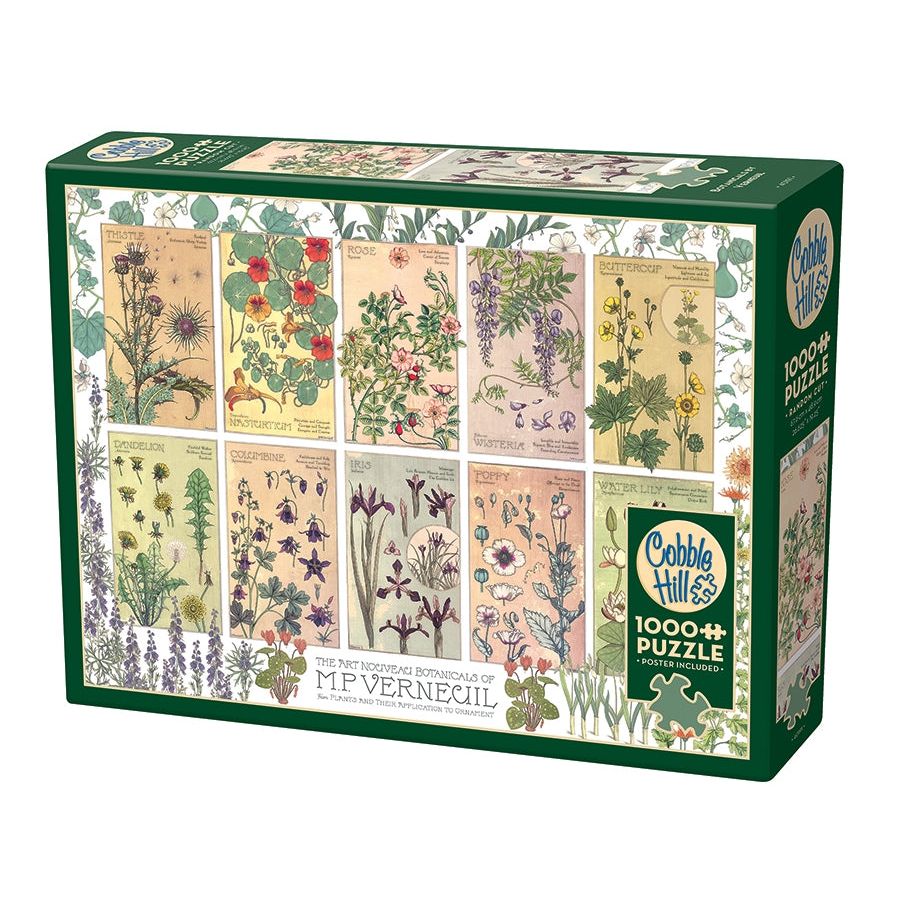 Cobble Hill Botanicals by Verneuil 1000 Piece Puzzle