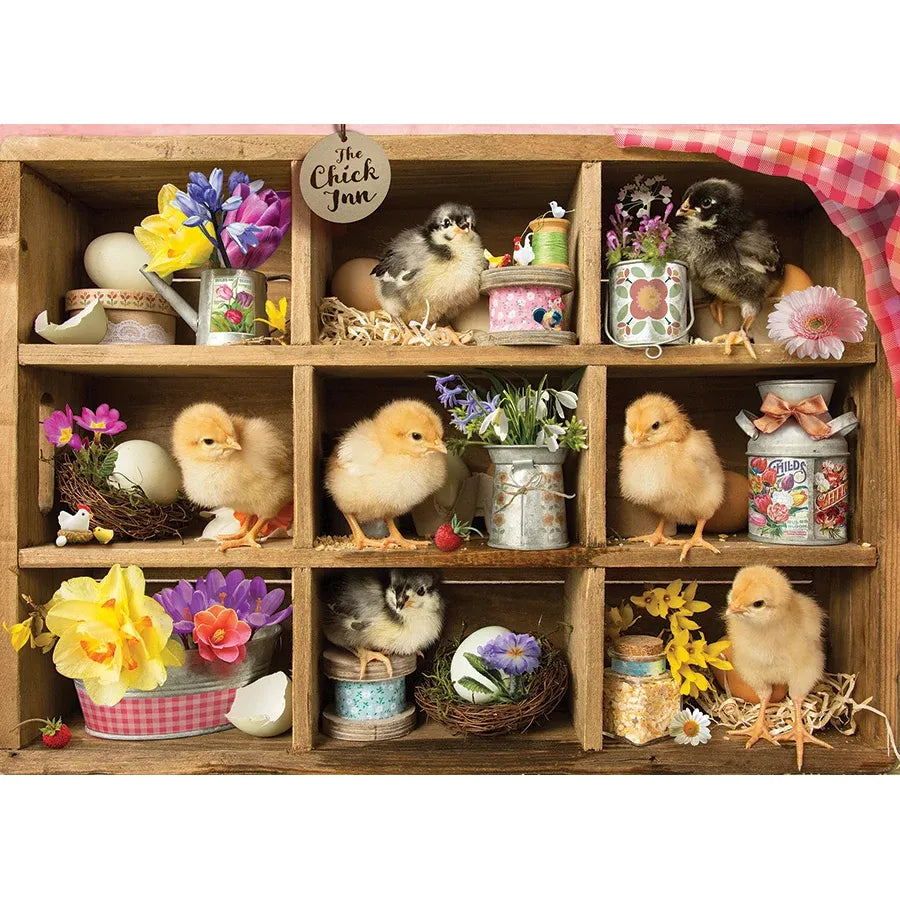 Cobble Hill Chick Inn 1000 Piece Puzzle