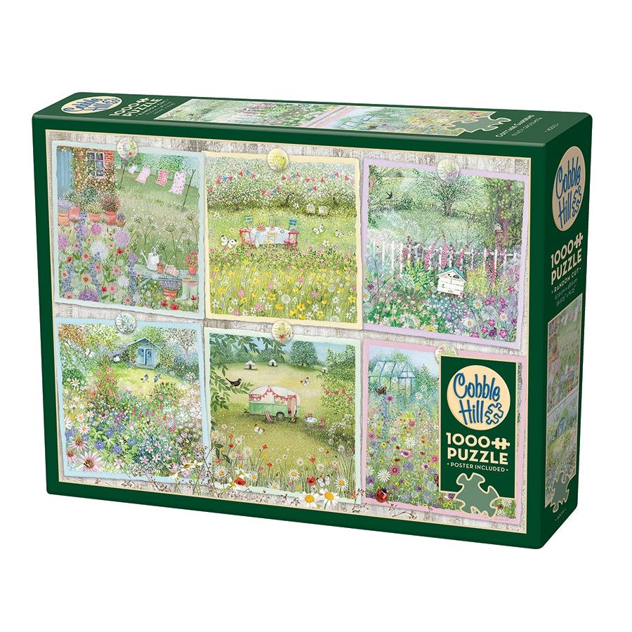 Cobble Hill Cottage Gardens 1000 Piece Puzzle