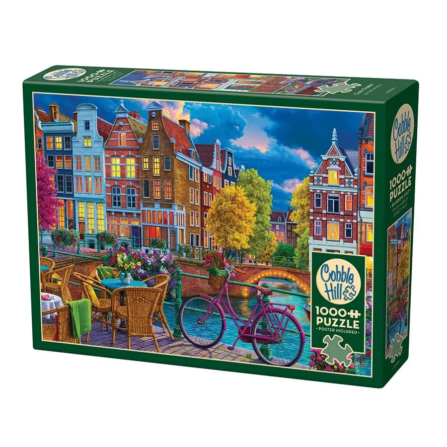 Cobble Hill Cozy Street 1000 Piece Puzzle