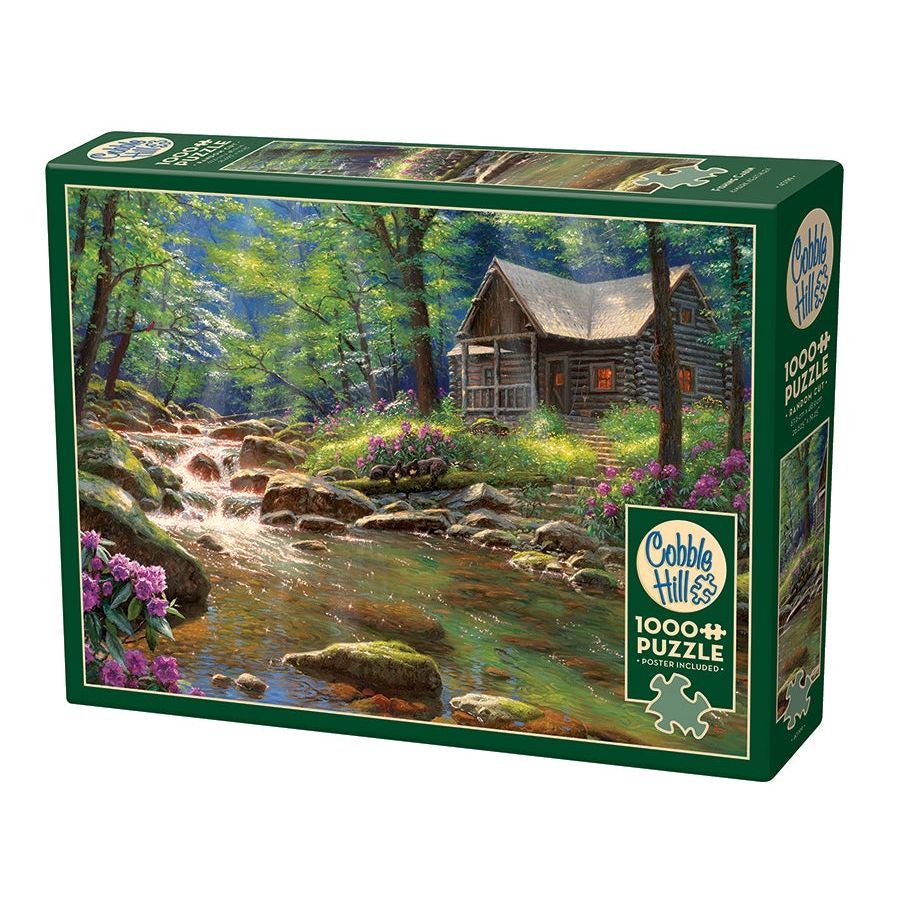 Cobble Hill Fishing Cabin 1000 Piece Puzzle