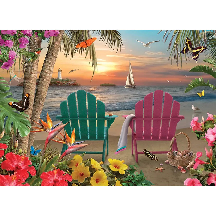 Cobble Hill Island Paradise 500 Piece Puzzle