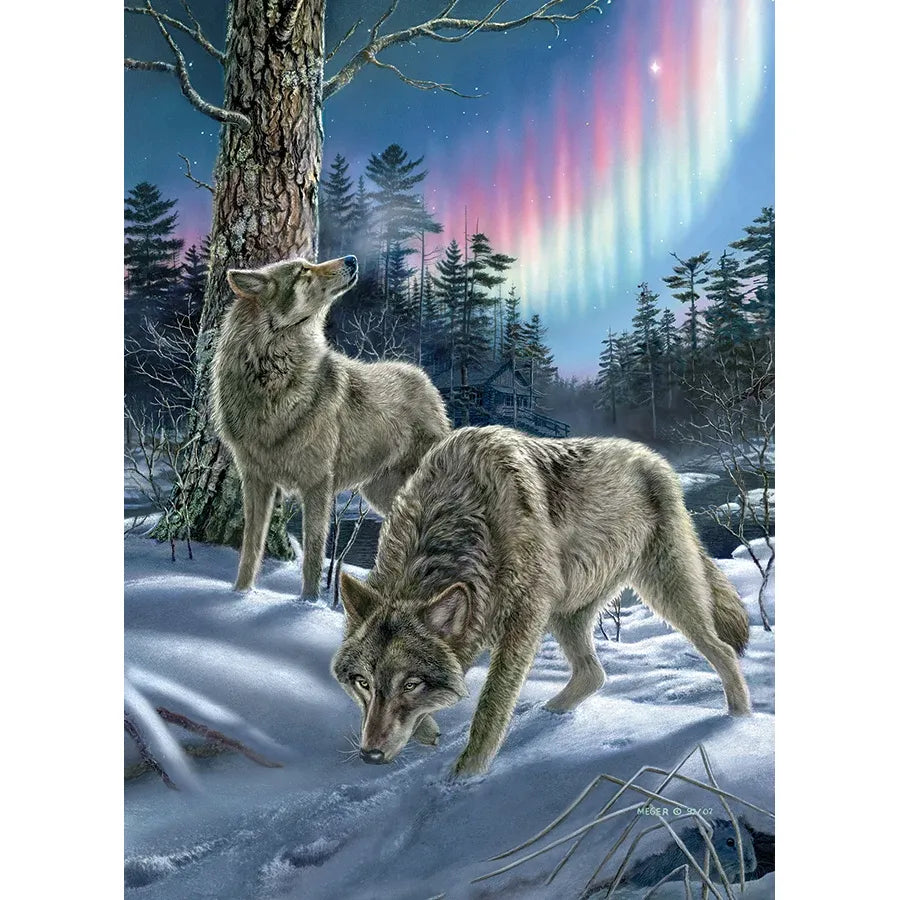 Cobble Hill Northern Lights 500 Piece Puzzle