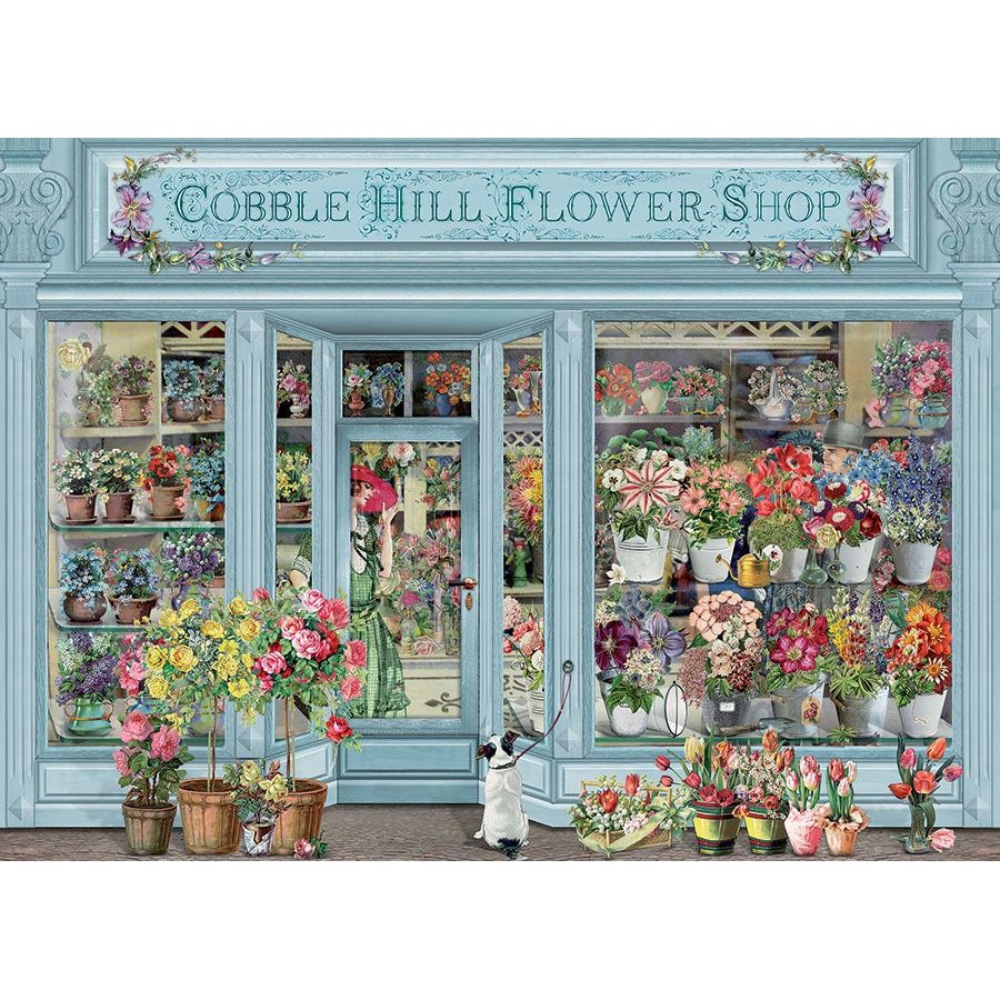 Cobble Hill Parisian Flowers 1000 Piece Puzzle