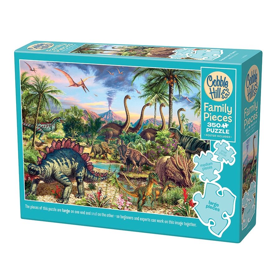 Cobble Hill Prehistoric Party 350 Piece Puzzle