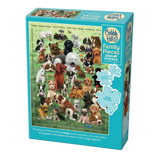 Cobble Hill Puppy Love 350 Piece Puzzle