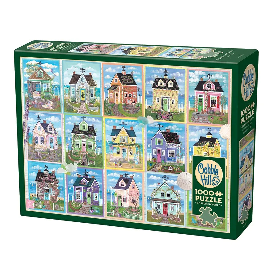 Cobble Hill Seaside Cottages 1000 Piece Puzzle