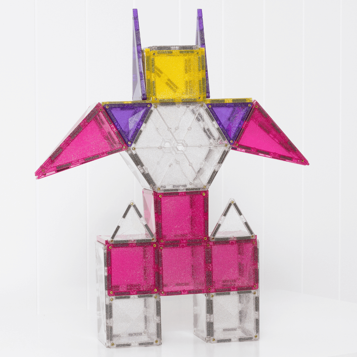 Connetix 56 Piece Glitter Unicorn Pack