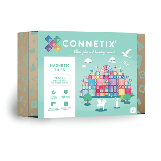 Connetix 120 Piece Pastel Creative Pack