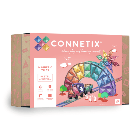 Connetix 202 Piece Pastel Mega Pack
