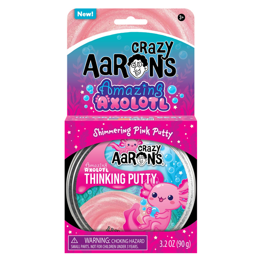 Crazy Aaron's 4" Tin - Amazing Axolotl