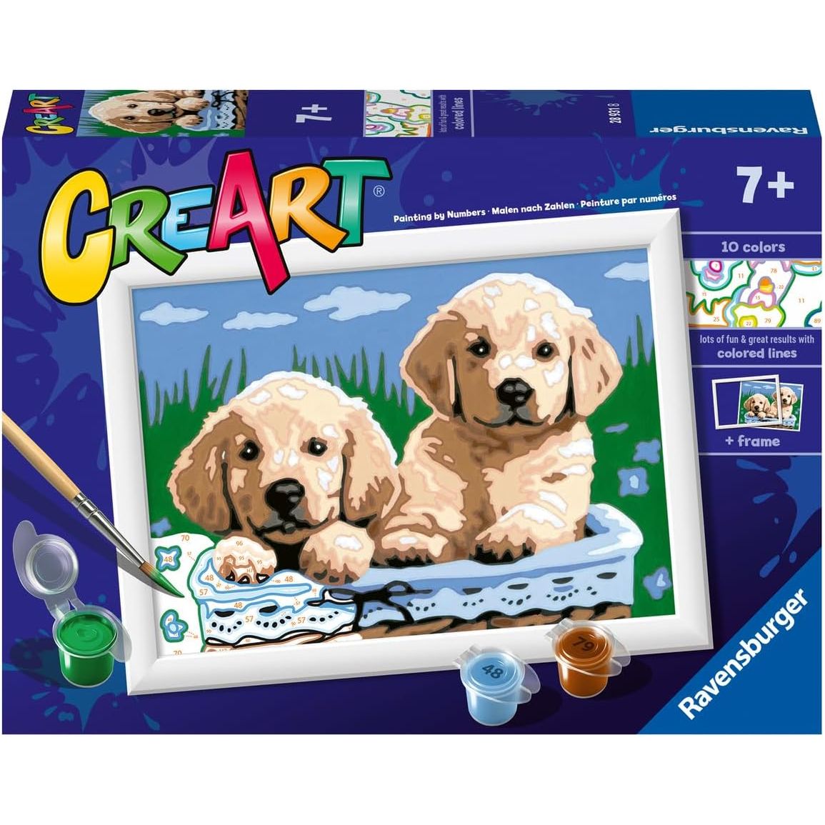 Ravensburger CreArt Cute Puppies