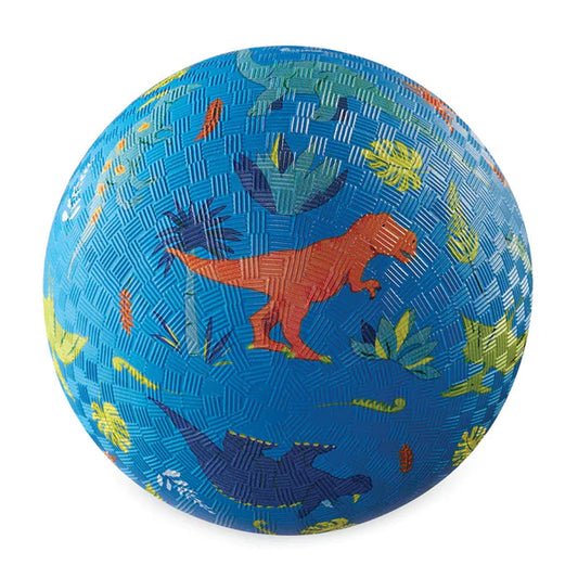 Crocodile Creek Ball 7" Dinosaur Blue