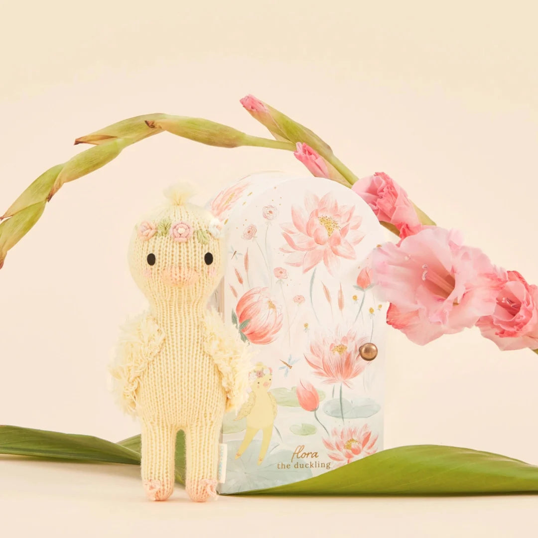 Cuddle+Kind Tiny Collection Tiny Flora The Duckling