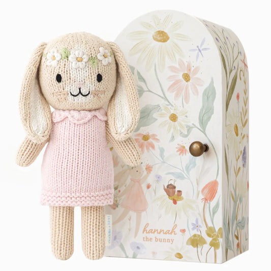 Cuddle+Kind Tiny Collection Tiny Hannah The Bunny (Blush)