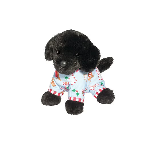 Douglas Black Lab w/PJ's small - 7"