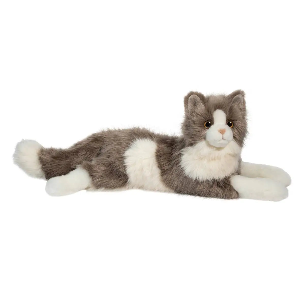 Douglas Gretta DLux Lying Grey Cat - 24"