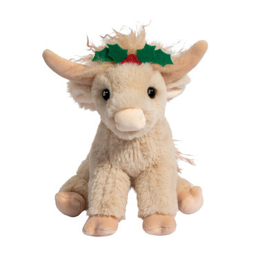 Douglas Laddie Holiday Highland Cow Mini Soft - 7"
