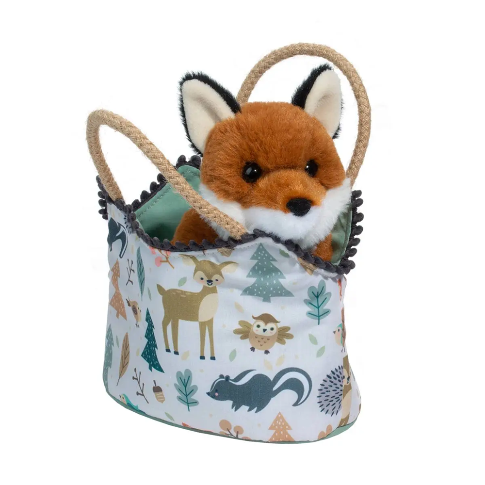 Douglas Magical Forest Sassy Pet Sak With Fox - 6.5"