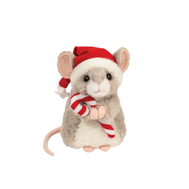 Douglas Merrie Mouse W/Red Hat & Candy Cane
