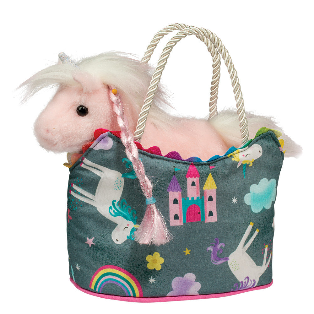 Douglas Fun Castle Sassy Pet Sak with Unicorn - 6.5"