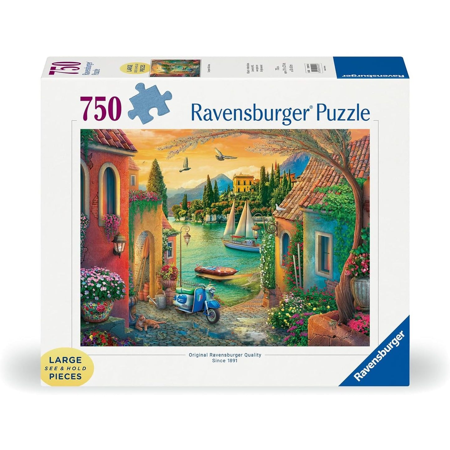 Ravensburger European Villa Views Puzzle 750 pc