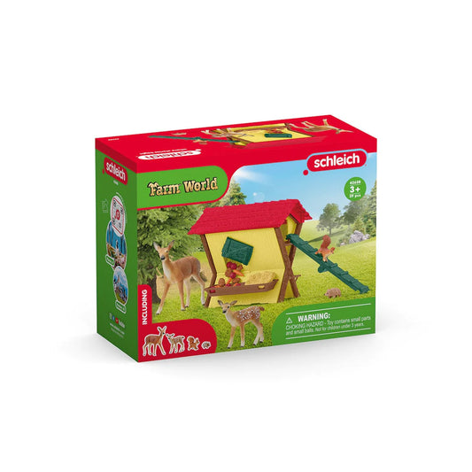 Schleich Farm World Feeding the Forest Animals 42658