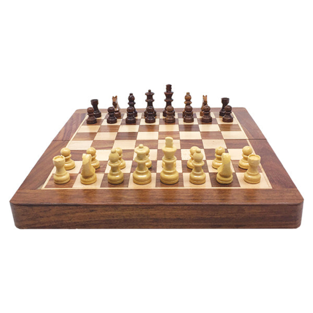 Wooden Folding Chess Set 30CM