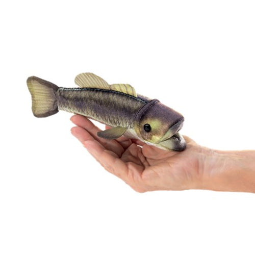 Folkmanis Mini Large Mouth Bass Finger Puppet