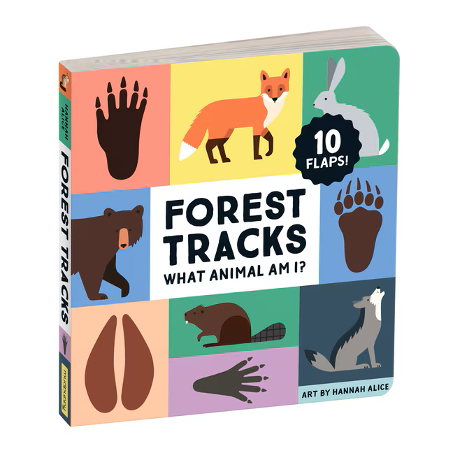 Forest Tracks What Animal Am I? Lift-The-Flap Board Book
