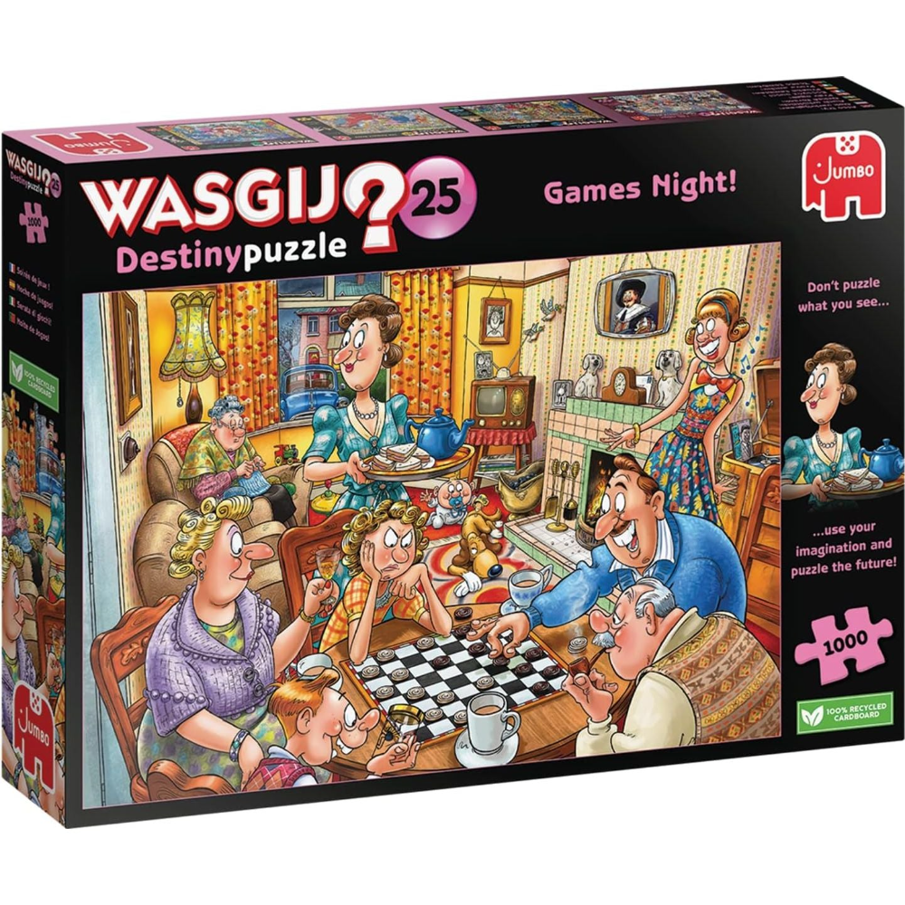 Wasgij Games Night! 1000 Piece Puzzle