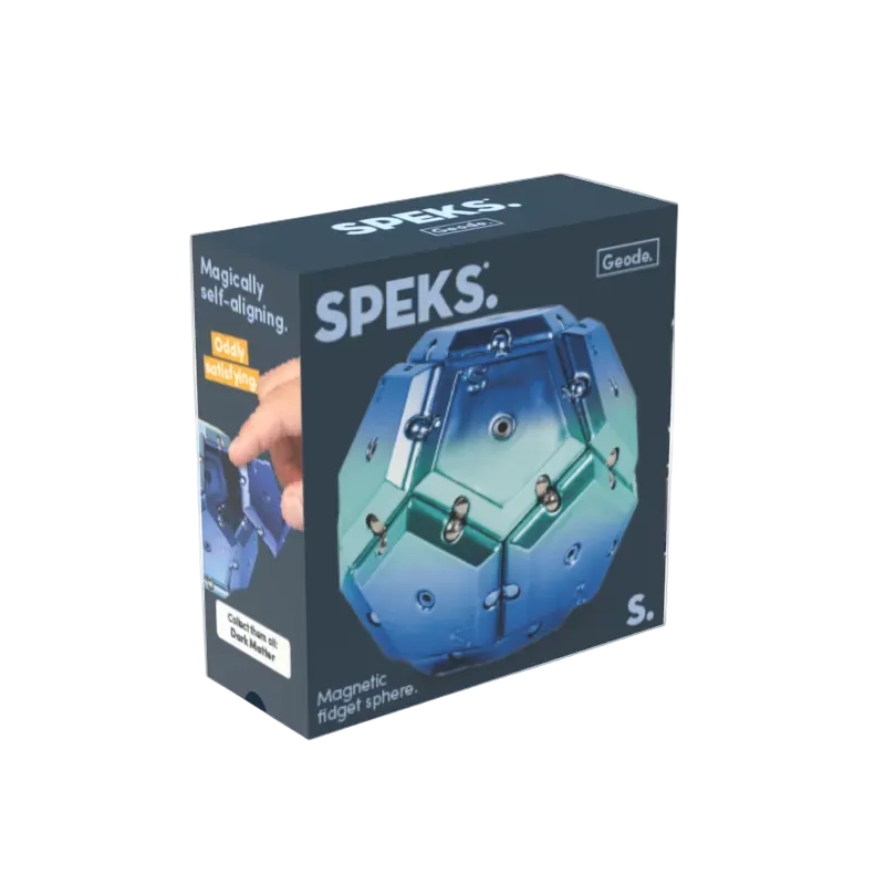 Speks - Geode Chrome Magnetic Fidget Sphere