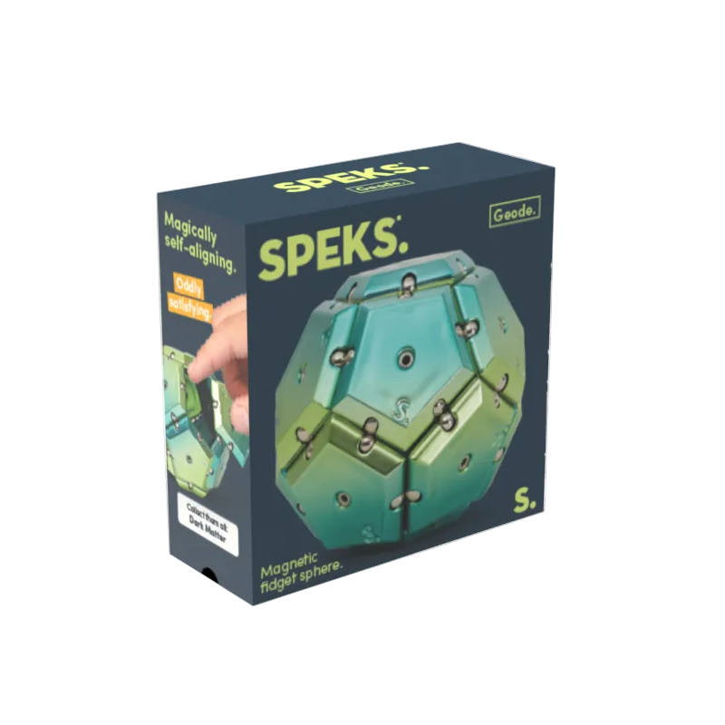 Speks - Geode Chrome Magnetic Fidget Sphere