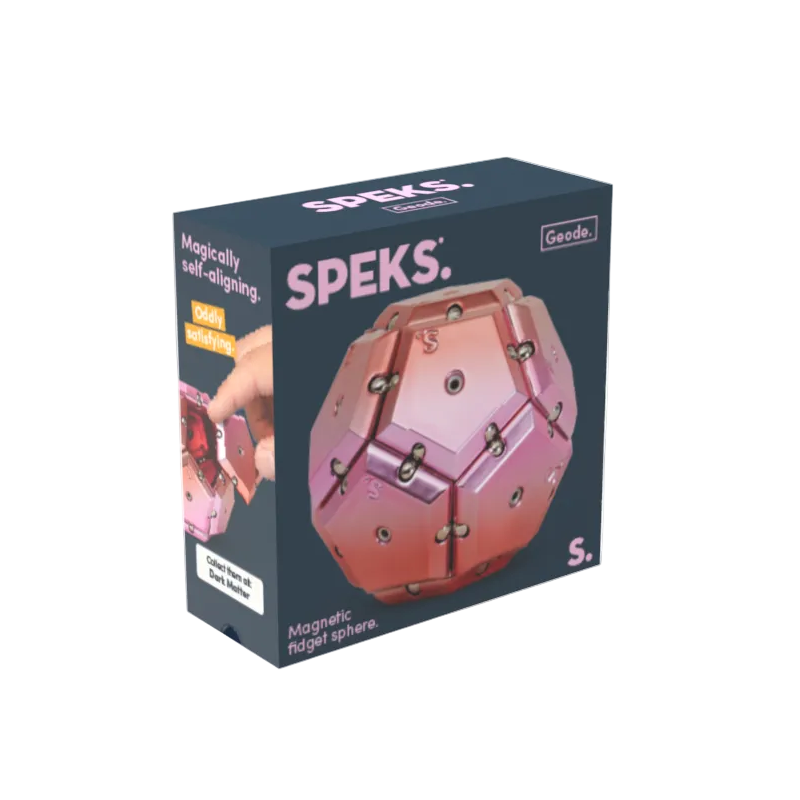 Speks - Geode Chrome Magnetic Fidget Sphere