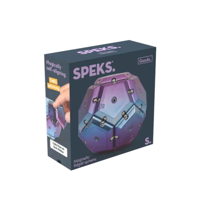 Speks - Geode Chrome Magnetic Fidget Sphere