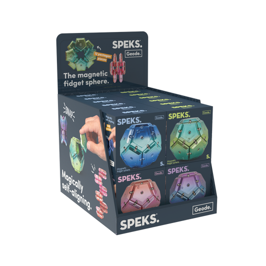 Speks - Geode Chrome Magnetic Fidget Sphere