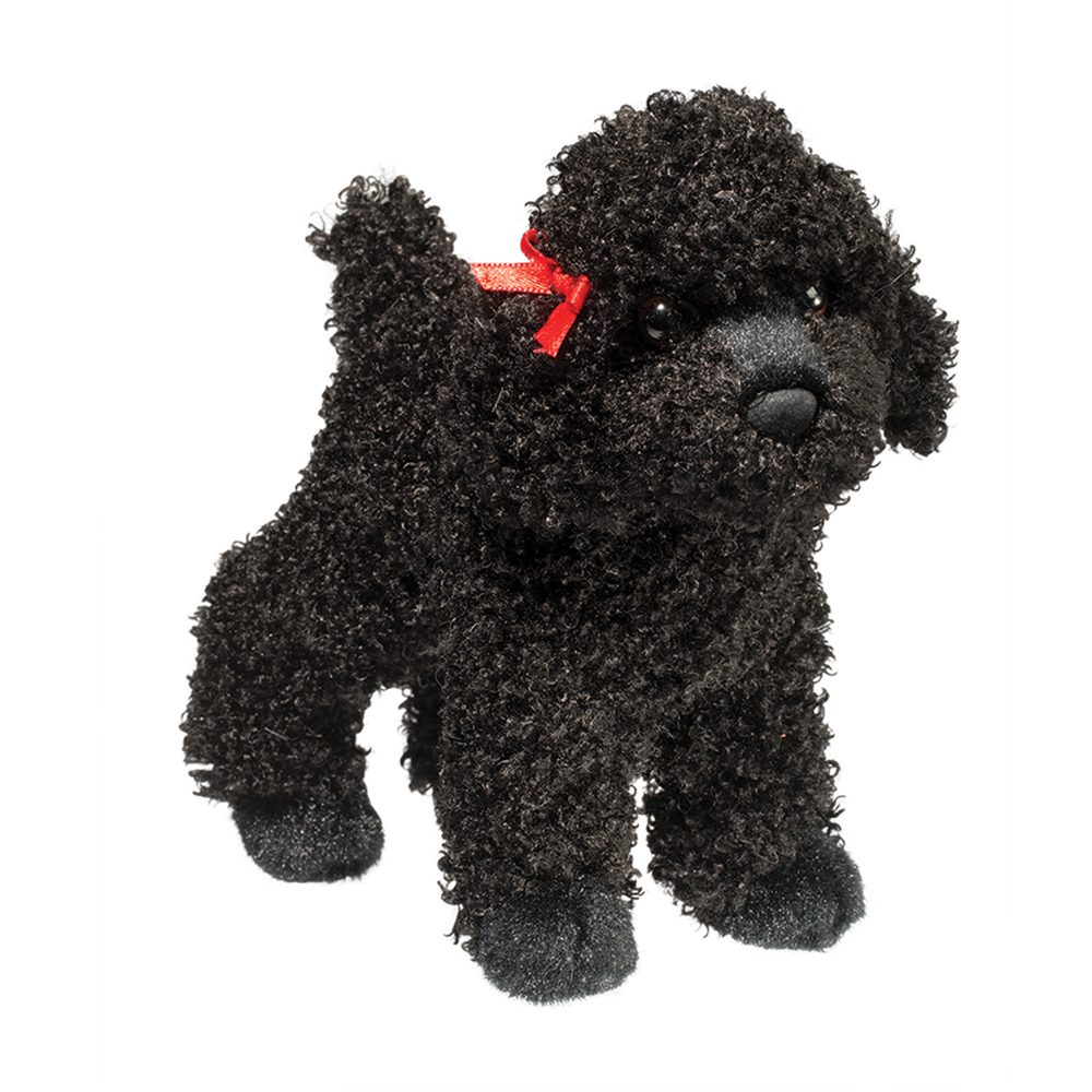 Douglas Gigi Black Poodle - 8"