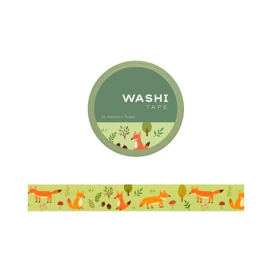 Girl of All Work Foxes Washi Tape