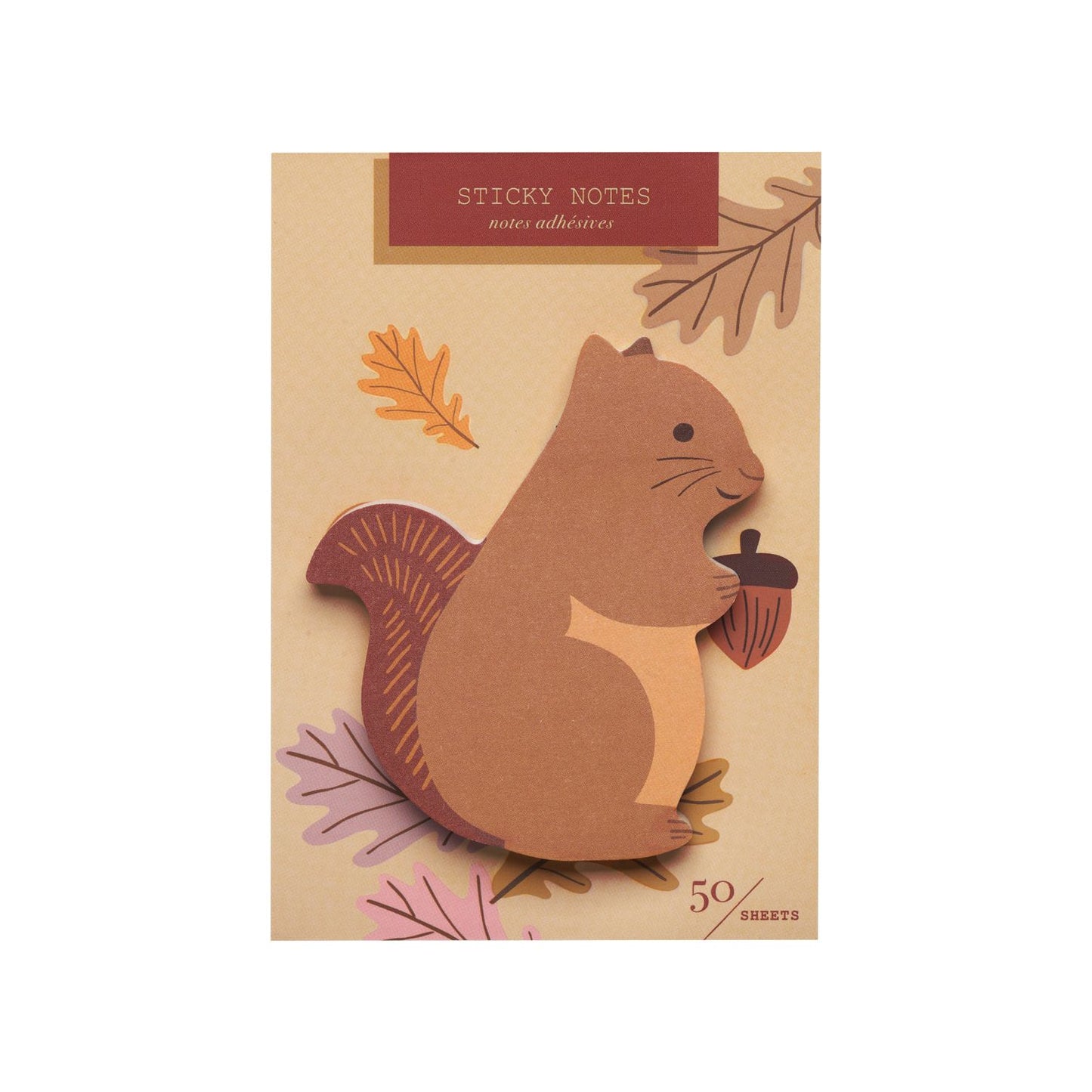 Girl of All Work Squirrel Die Cut Sticky Notes