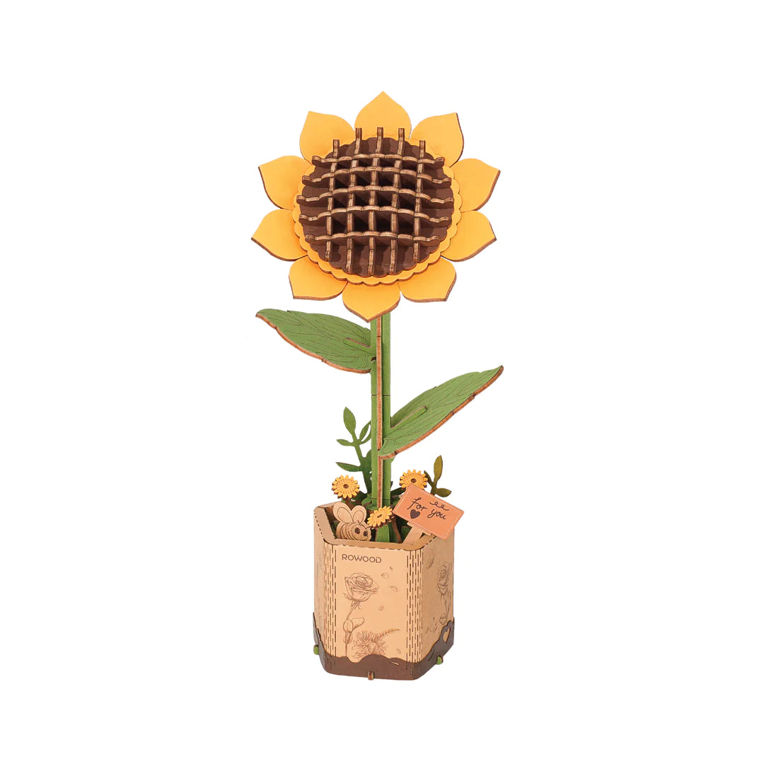 Rowood DIY Flower Puzzle - Sunflower