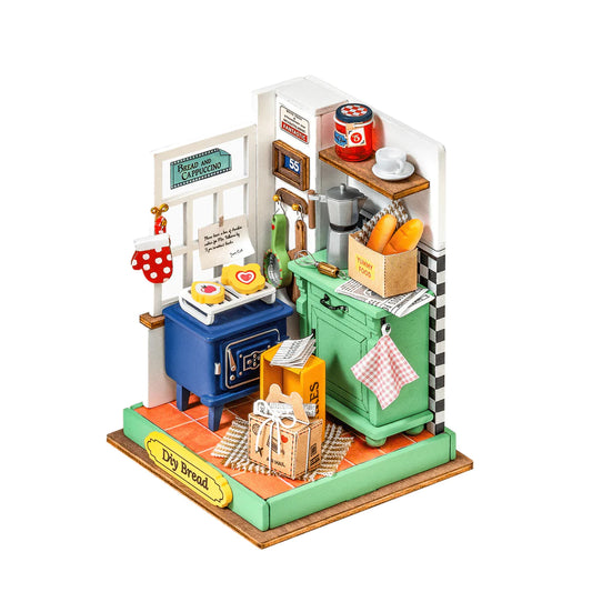 Rolife DIY Miniature House Kit Afternoon Baking Time