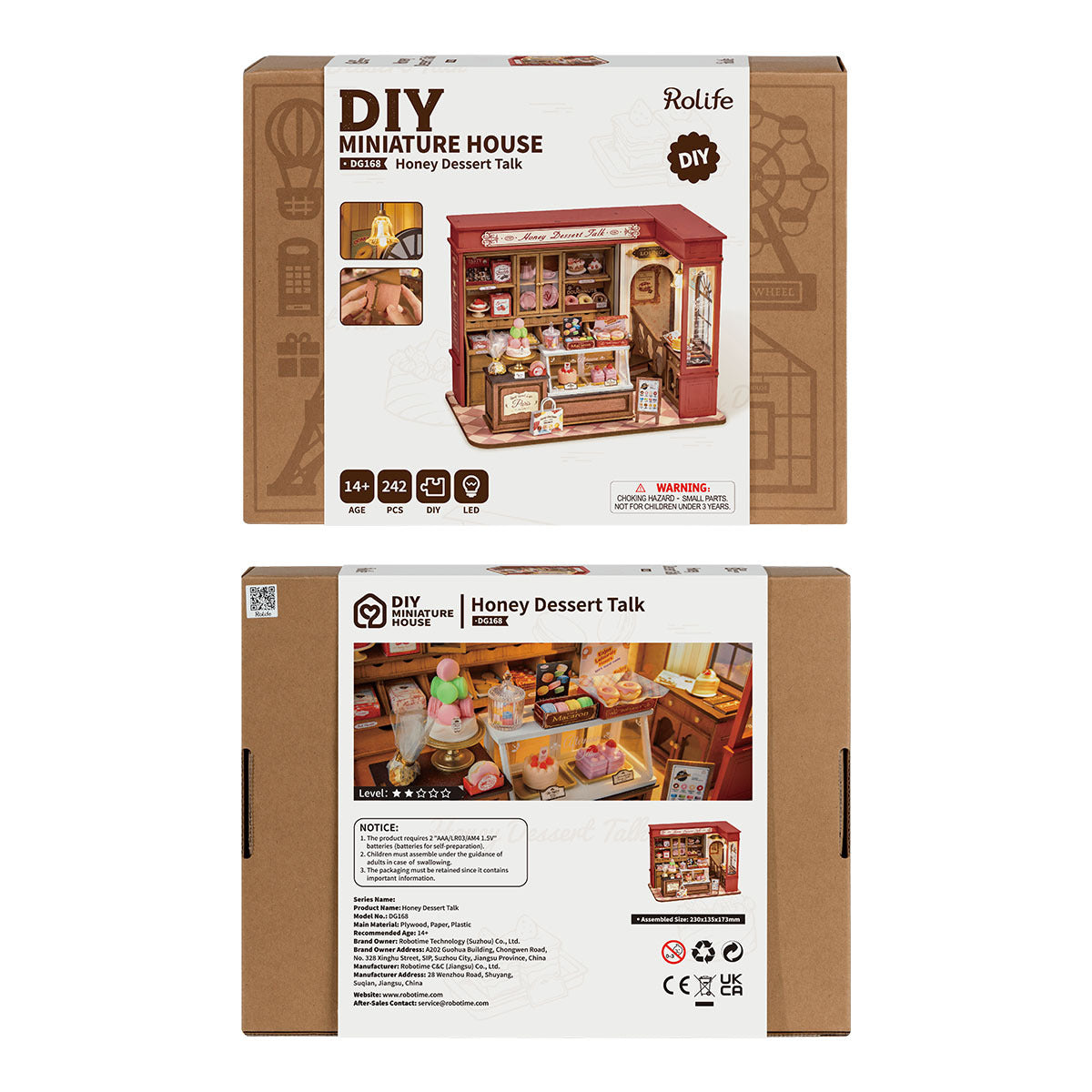 Rolife DIY Miniature House Honey Dessert Talk