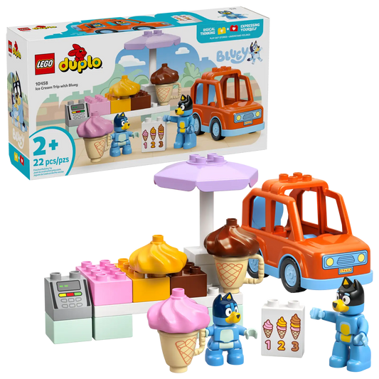 Lego Duplo Bluey Ice Cream Trip With Bluey