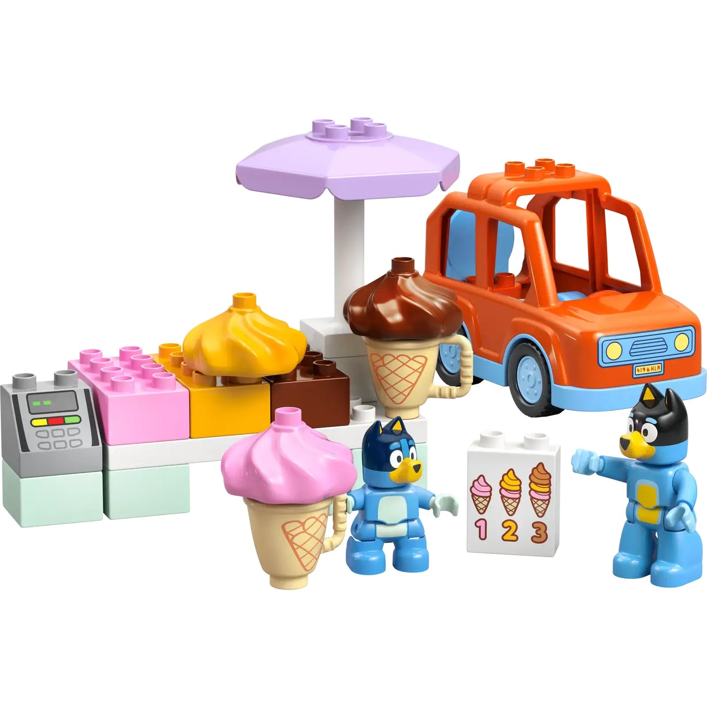Lego Duplo Bluey Ice Cream Trip With Bluey
