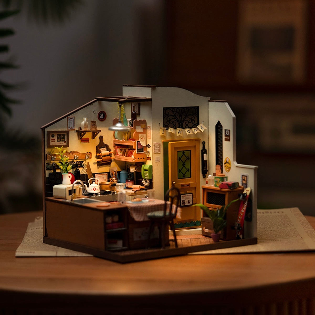 Rolife DIY Miniature House Cozy Kitchen