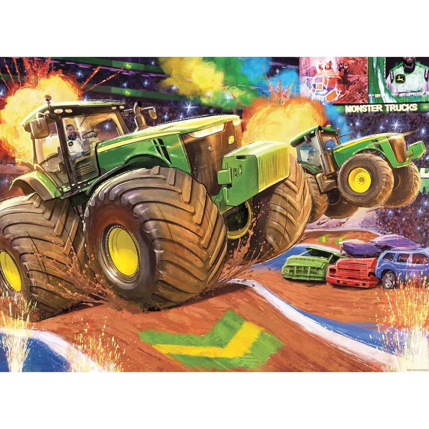 Ravensburger John Deere Big Wheels 100 Piece Puzzle
