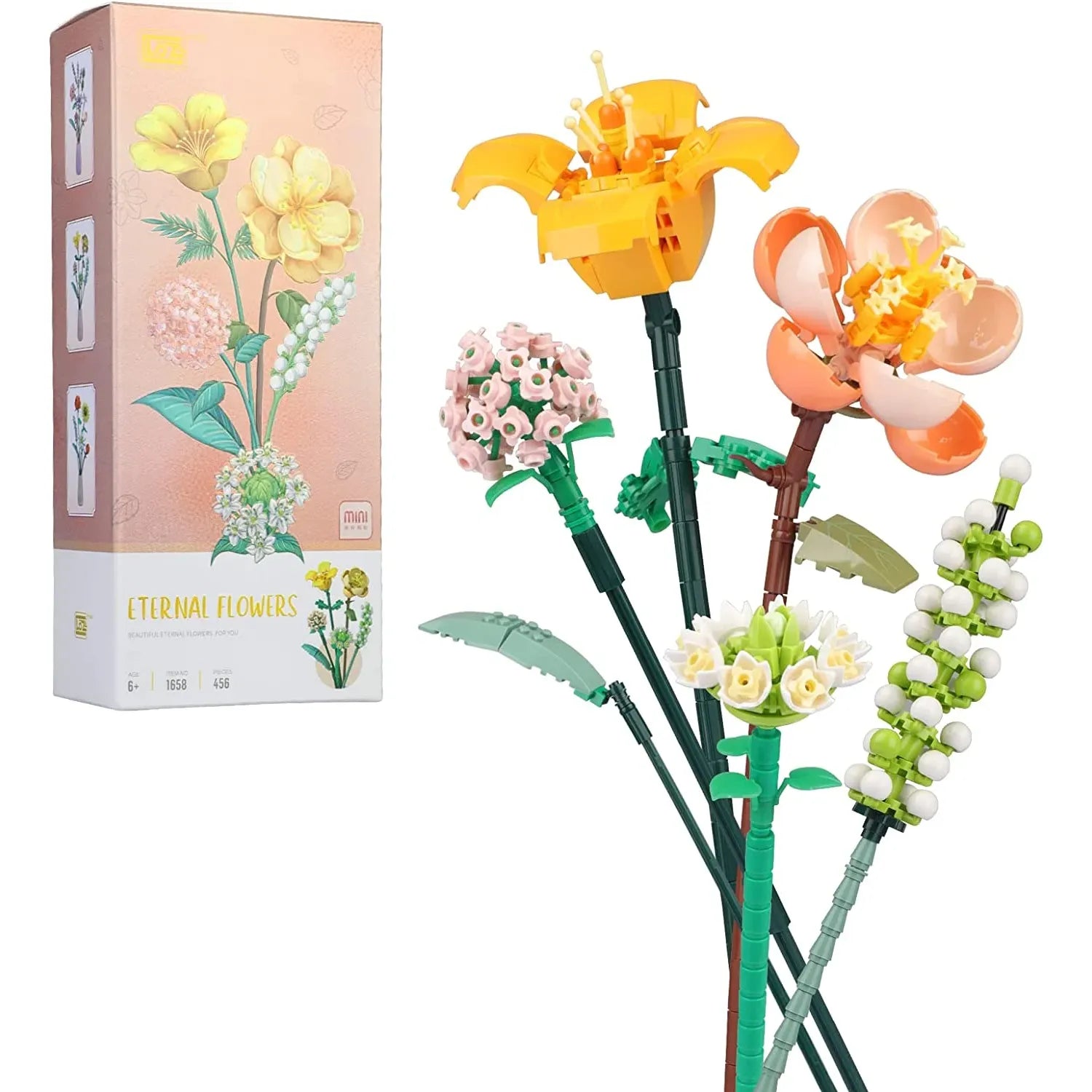 LOZ Blocks - Hibiscus Lily Daisy Hydrangea Eternal Flower