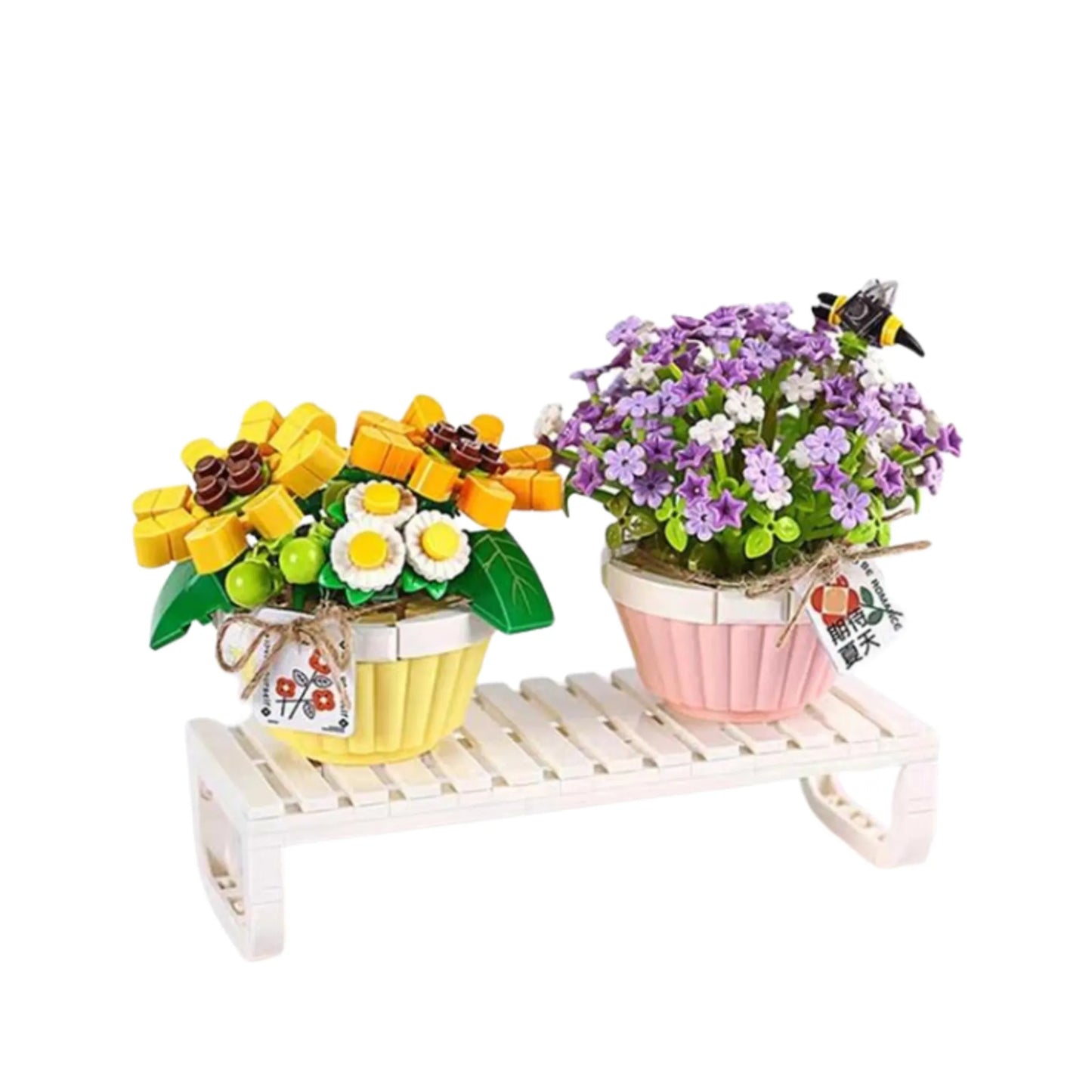 LOZ Blocks - Spring Baby's Breath Daisy With A Bee