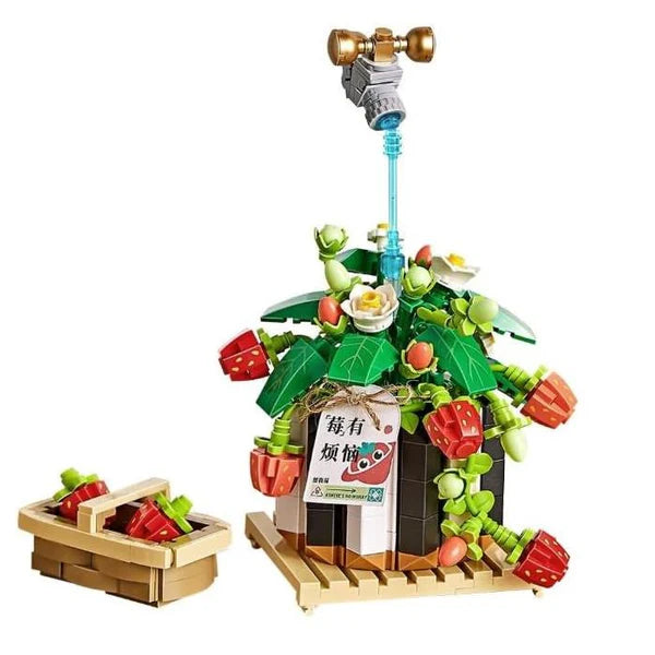 LOZ Blocks - Strawberry Bonsai Plant