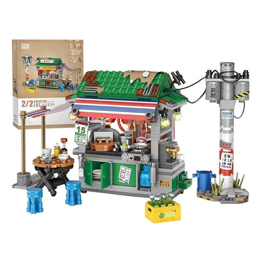 LOZ Blocks - Street Mini Hong Kong Food Stall